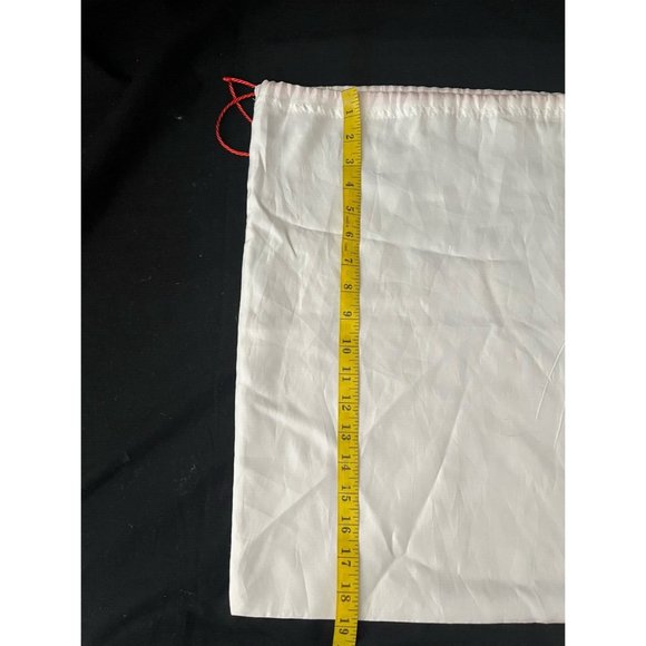 Coach Storage Drawstring Dust Bag Cover Storage White 19" x 23" - Picture 3 of 4